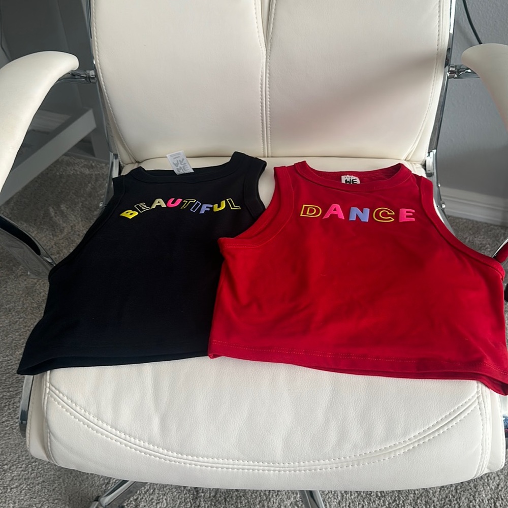 Zumba Dance High Neck Crop Tank and Zumba Beautiful High Neck Crop Tank